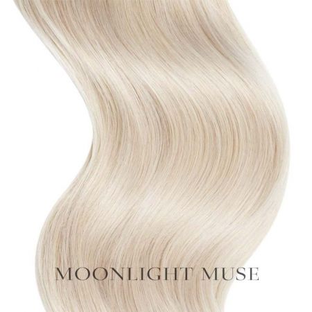 Moonlight Muse Virgin hair 65cm V-tip hair Blond platina ash #60A