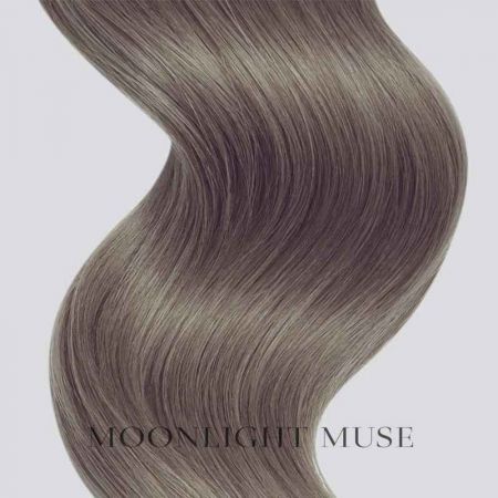 Moonlight Muse Virgin hair 65cm V-tip hair Grey Silver #70