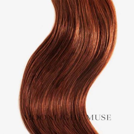 Moonlight Muse Virgin hair 55cm V-tip hair Red red copper Col#33