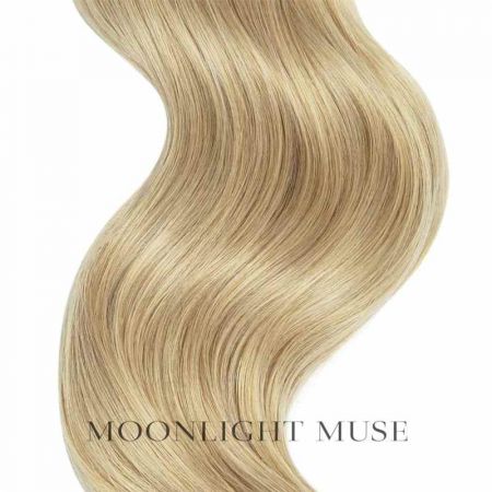 Moonlight Muse Virgin hair 65cm V-tip hair Platina Blond Warm#613