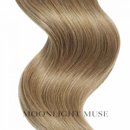 Moonlight Muse Virgin hair 55cm V-tip hair Blond Violet Col#18A