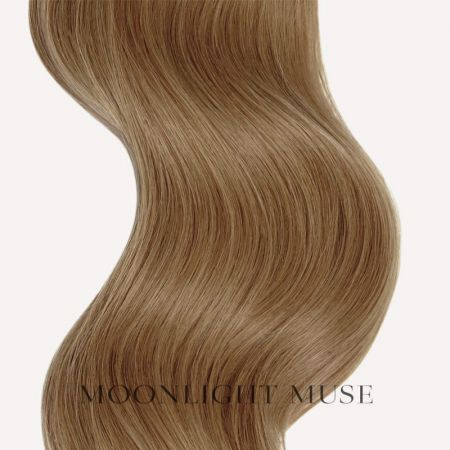 Moonlight Muse, Virgin hair, V-tip hair 1 g per strand. Col Blond honey/beige #18