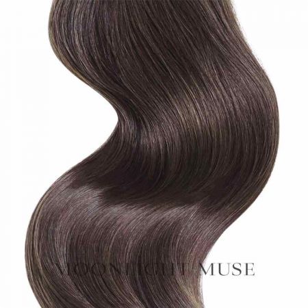 Moonlight Muse Virgin hair 55cm V-tip hair Dark brown natural Col#3