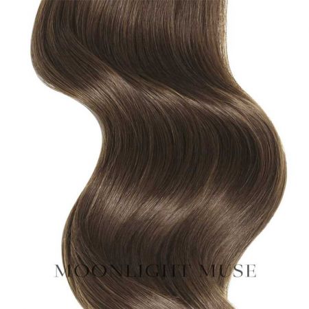 Moonlight Muse Virgin hair 65cm V-tip hair Mid brown cold Col#5