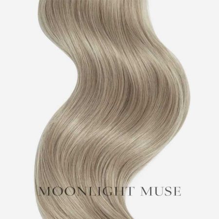 Moonlight Muse V-Tip Virgin Hair Blond Silver #silver