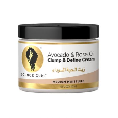 bounce curl avocado rose oil clump define cream