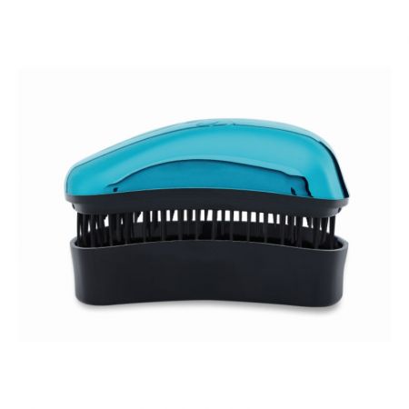 Dessata Bright Gift Set Turquoise Detangling Hairbrush - Original Size + Mini Size with Travel Cover