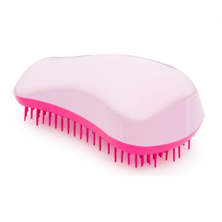 Dessata Pink-Fuchsia Detangling Hairbrush - Original Size
