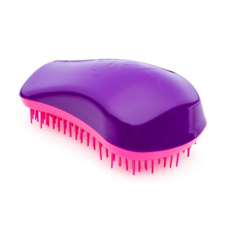 Dessata Purple-Fuchsia Detangling Hairbrush - Original Size