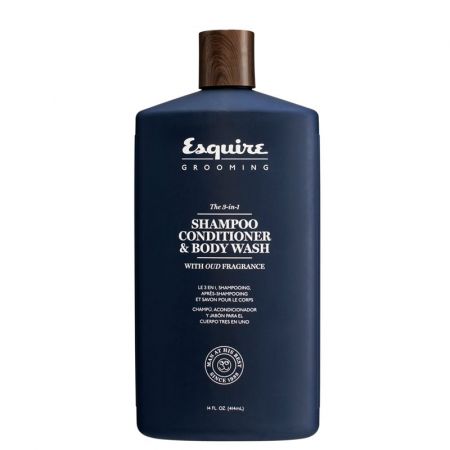 Esquire Grooming 3-In-1 Shampoo, Conditioner, Bodywash